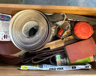 Sanding Papers and Tools