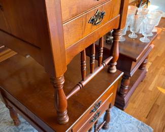 solid wood end tables