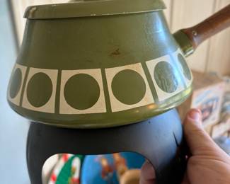 Mid Century Modern fondue pot