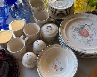 International stoneware marmalade pattern Service for six dinnerware
