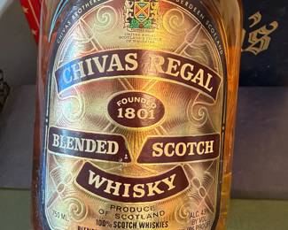 750ml pre-1992, unopened Chivas Regal Blended Scotch Whisky-contact Dr. Holloway's Estate Sales to acquire