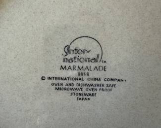 International stoneware marmalade pattern