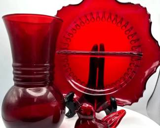 Anchor Hocking Royal Ruby Glassware