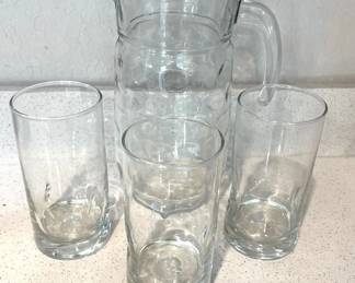 Pitcher and Glasses