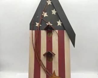 American Wooden Birdhouse