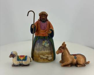 Jim Shore Let Her Receive Her King Figurine