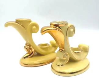 Abingdon Pottery Candle Holders