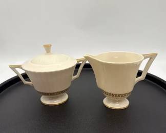 Lenox Sugar Bowl with Creamer