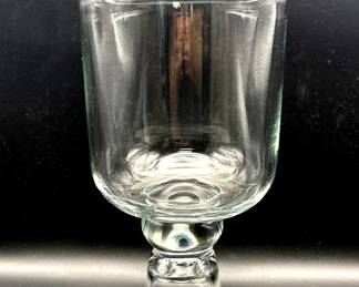 Vintage Pedestal Hurricane Vase 11 34 