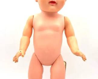 20 Inch Vintage Plastic Baby Doll