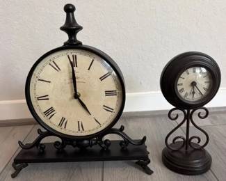 2 Decorative Clocks