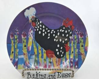 Baking and Eggs by Poultry in Motion Plate
