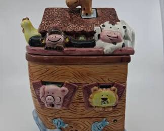 Noahs Ark Cookie Jar