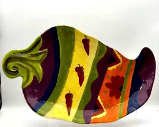 Certified International Chili Pepper Plater 20 Inch