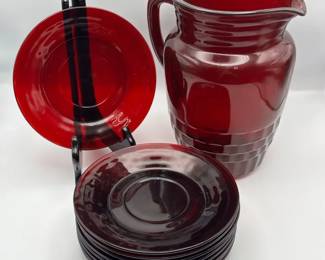 Anchor Hocking Royal Ruby Windsor