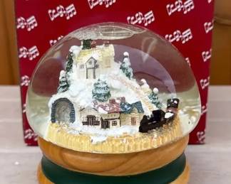 San Francisco Music Box Company Train Water Globe