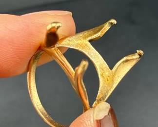 14k Gold Ring 5g Broken Prongs