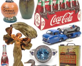 Advertising, Decorative Arts, Jewelry & Toys Online Auction - Ends 11/14
