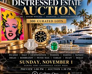Fort Lauderdale Luxury Auction Poster