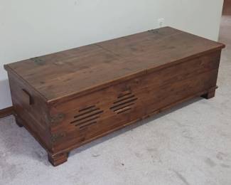 Wooden Storage Chest with BuiltIn Speakers