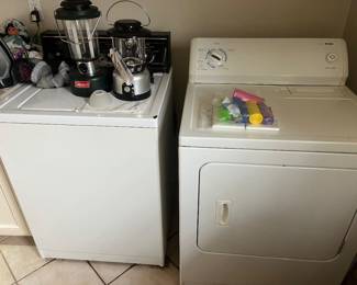 Washer, electric dryer 