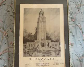 La state capital print 