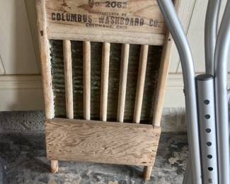 Antique scrub board 