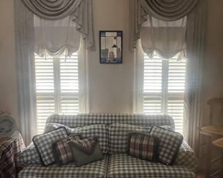 Custom swag/cascade window treatments 