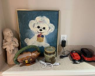 Vintage happy poodle