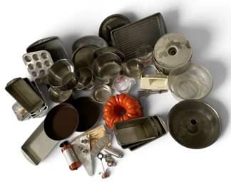 Huge Baking Lot Mirro WearEver Pyrex Black Decker Ekco Farberware