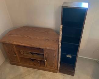 Entertainment Center Cabinet and Display Shelf