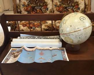 Vintage World Map Connoisseur Lot