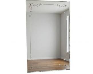 MCM VenetianStyle Etched Mirror