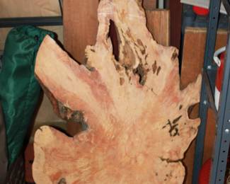 Live edge burl root raw wood coffee table top