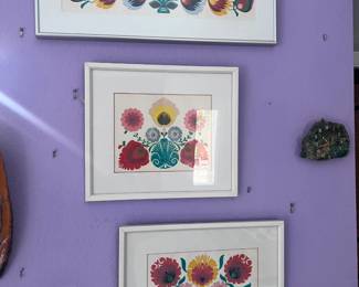 Framed Floral Art