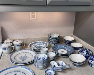 Blue And White Tableware