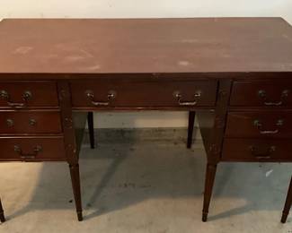 Vintage 7 Drawer Desk