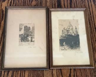 French Landmark Prints