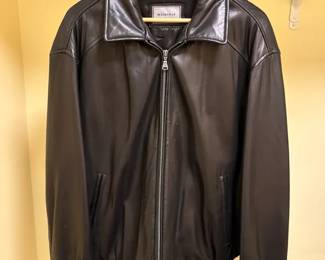 Hathaway Mens Leather Jacket