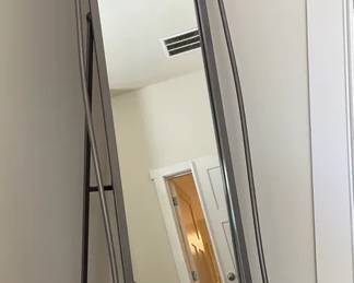 Silver AFrame Mirror