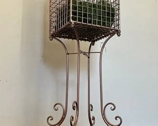 Decorative FloorStanding Birdcage Planter