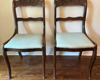 Pair of Mahogany Side Chairs