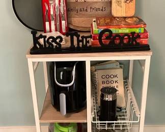 Storage Cart and Kitchen Accessories