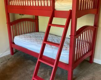 Red Twin Bunk Beds