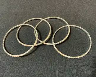Authentic Tiffany  Co. Sterling Bangles