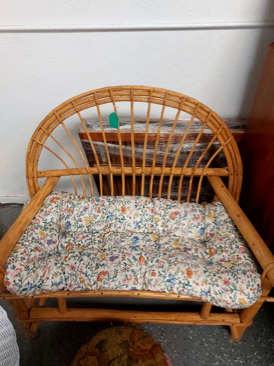 Handmade bentwood love seat