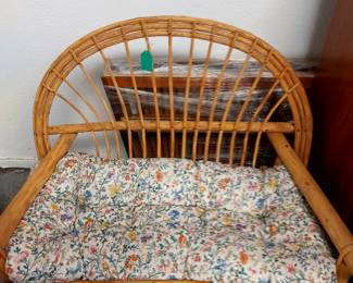 Handmade bentwood love seat