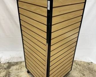 Slat wall retail display
