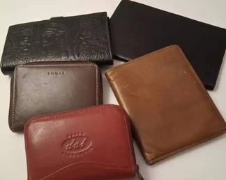 Leather Wallet Lot