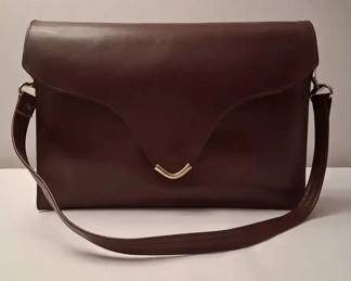 Vintage Burgundy Handbag